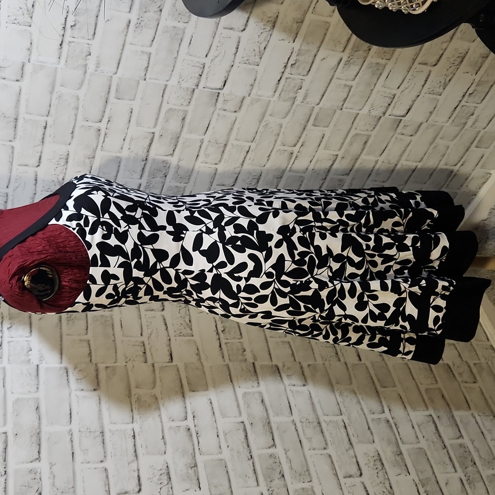 Jones Wear Dress SZ 6 Black/White Dress - Picture 3 of 11